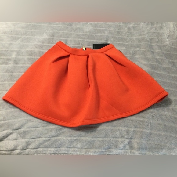 Diamond Supply Co. Dresses & Skirts - Diamond Supply Co Nuwave Mini Skater Orange Skirt Size XS